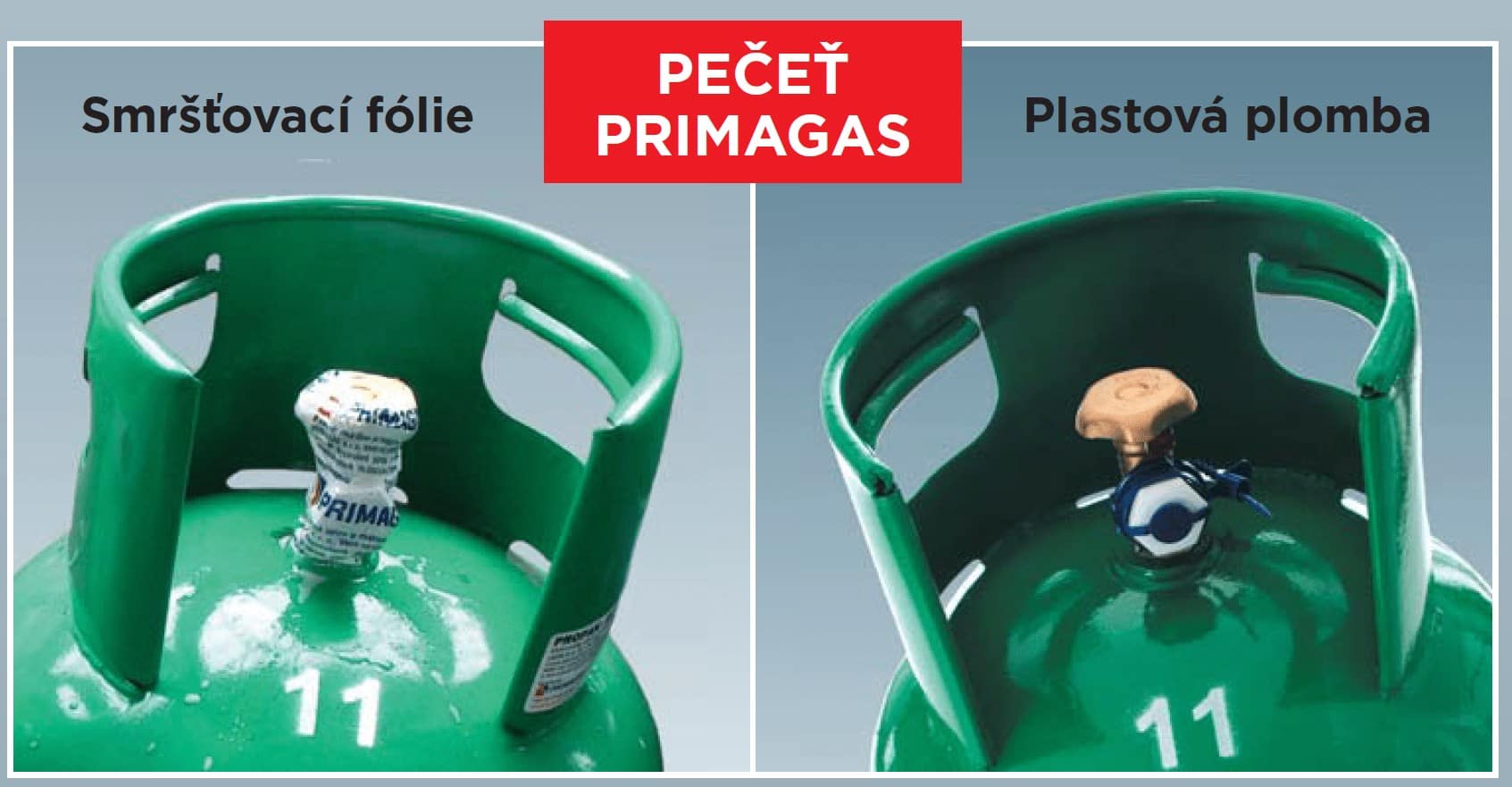 označování láhví PRIMAGAS